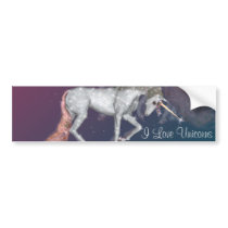 Unicorn Dreams Bumper Sticker