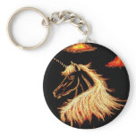 unicorn dreams gold keychains