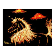 unicorn dreams gold posters