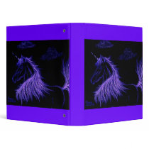 Unicorn Dreams - lavender binders by dawnmcininch Unicorn Dreams - lavender binders
