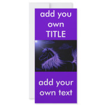unicorn dreams  lavender. rack cards