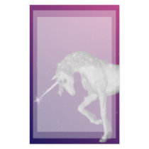 Unicorn Dreams Personalized Stationery