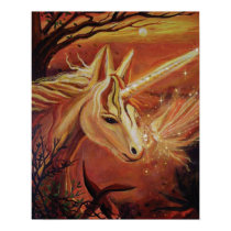 Unicorn & Fairy Poster - 'Finding The Way Home' posters
