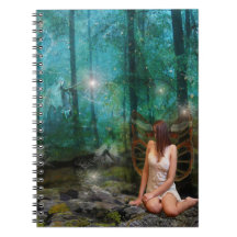 Unicorn fairy spiral notebooks