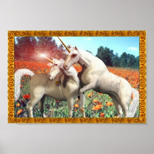 Unicorn Fields print
