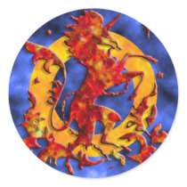 Unicorn Flames stickers