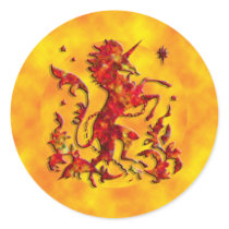 Unicorn Flames stickers