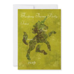 Unicorn Fresco Fantasy Party Invitation