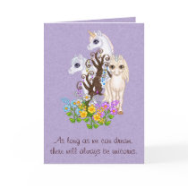 Unicorn Friends Card