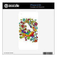 Unicorn_Gallop Decal For iPhone 4S