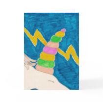 Unicorn greeting card by modestmousse Unicorn greeting card