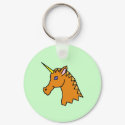 Unicorn Head keychains by Valdary Unicorn Head keychains