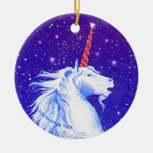 Unicorn Head Ornament