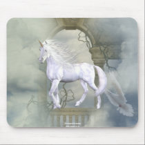 Unicorn Heaven White Beauty 2 mousepads by UnicornDreams Unicorn Heaven White Beauty 2 mousepads