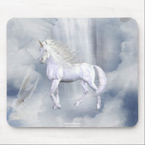Unicorn Heaven White Beauty 3 mousepads by UnicornDreams Unicorn Heaven White Beauty 3 mousepads