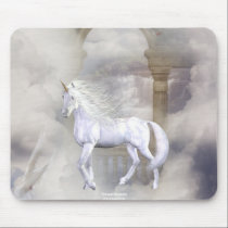 Unicorn Heaven White Beauty 4 mousepads by UnicornDreams Unicorn Heaven White Beauty 4 mousepads
