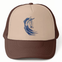 Unicorn Helmet Trucker Hats