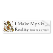 Unicorn Herald: Old Gold bumper stickers