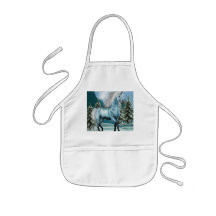 Unicorn in Moonlight  Small Apron