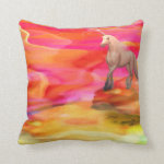 Unicorn in Painted Desert Pillows