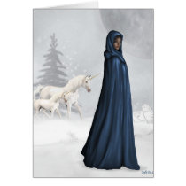 Unicorn Keeper Greeting Card cards