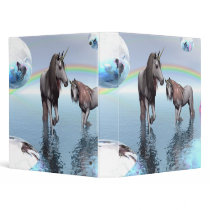 Unicorn Land 3 Ring Binders