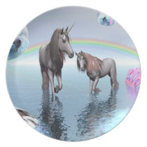 Unicorn Land Plates