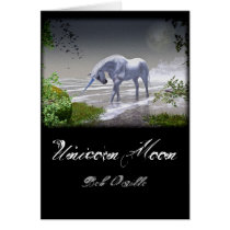 Unicorn Moon Greeting Card