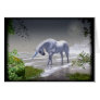 Unicorn Moon Greeting Card Unicorn Moon Greeting Card