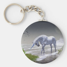 Unicorn Moon Key Chain