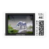 Unicorn Moon postage by araven Unicorn Moon postage
