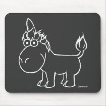 Unicorn mousepads by dopaoo Unicorn mousepads