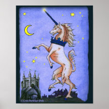 Unicorn Night print