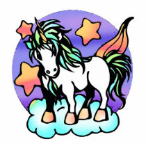 unicorn on a cloud photo sculptures