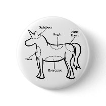 Unicorn Parts Pinback Buttons