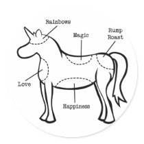 Unicorn Parts stickers by toxiferous Unicorn Parts stickers