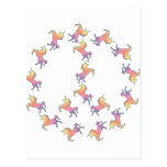Unicorn Peace Postcard