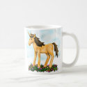 Unicorn Pony Flower Garden Ceramic Mug by TheBluePlanet Unicorn Pony Flower Garden Ceramic Mug