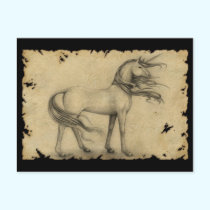Unicorn postcard