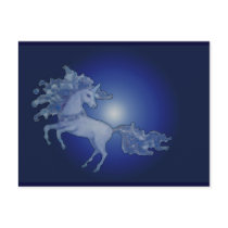 Unicorn Postcard