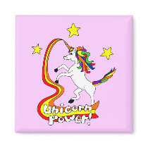 Unicorn Power! Fridge Magnet