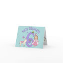 Unicorn Princess 6th Birthday Invitation cards by Kewlkids Unicorn Princess 6th Birthday Invitation cards