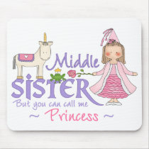 Unicorn Princess Middle Sister Mouse Mats