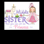Unicorn Princess Middle Sister T-shirts