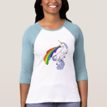 Unicorn Puking Rainbow T Shirt