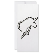 UNICORN FULL COLOR RACK CARD