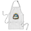 Unicorn & Rainbow aprons by heartsonggallery Unicorn & Rainbow aprons
