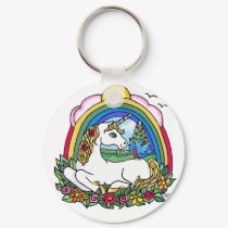 Unicorn & Rainbow keychains