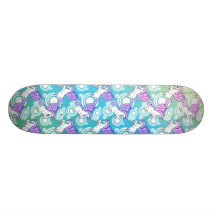 Unicorn Rainbow Pattern Skateboard Decks