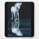 Unicorn Reflections mousepad by RookyStudios Unicorn Reflections mousepad